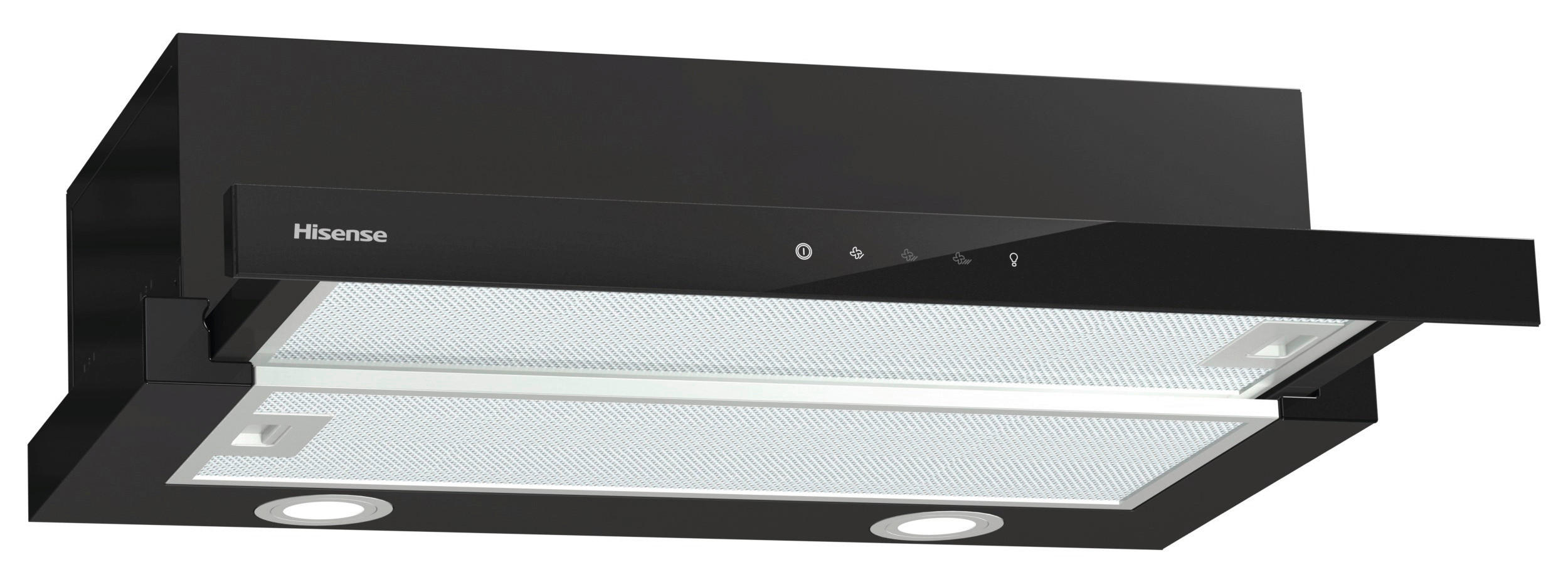 Hisense Dunstabzugshaube Schwarz 60x17x30.6 cm