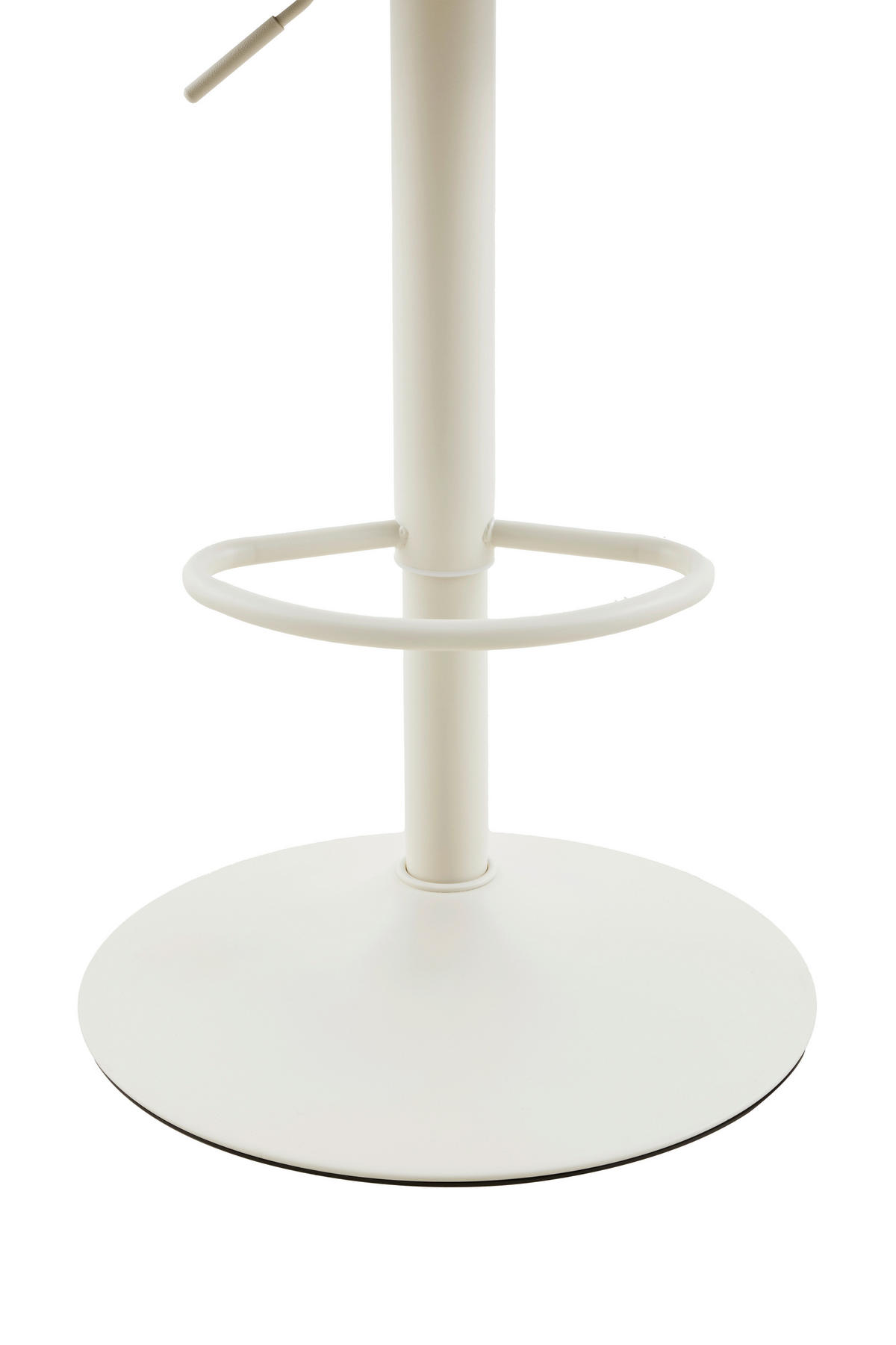 BARHOCKER-SET Webstoff Beige Stahl erweiterbar, Sitzfläche 360° drehbar  - Beige/Creme, MODERN, Textil/Metall (51,5/96-117/53cm) - MID.YOU