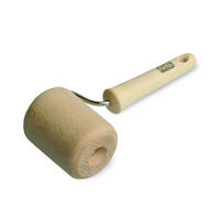 TEIGROLLE - Buchefarben, Basics, Holz/Metall (7,5cm)