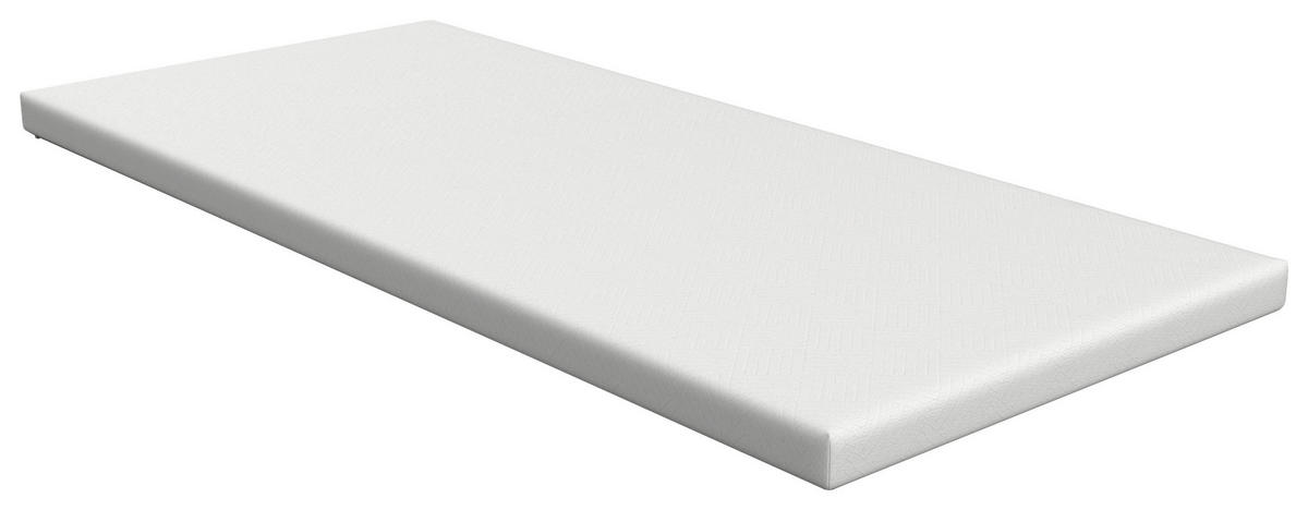 TOPPER 160/200 cm Höhe ca. 7 cm  - Weiß, Basics, Textil (160/200cm) - Chameo