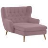 XXL-SESSEL in Cord Altrosa  - Altrosa, Design, Holz/Textil (120/101/165cm) - Stylife