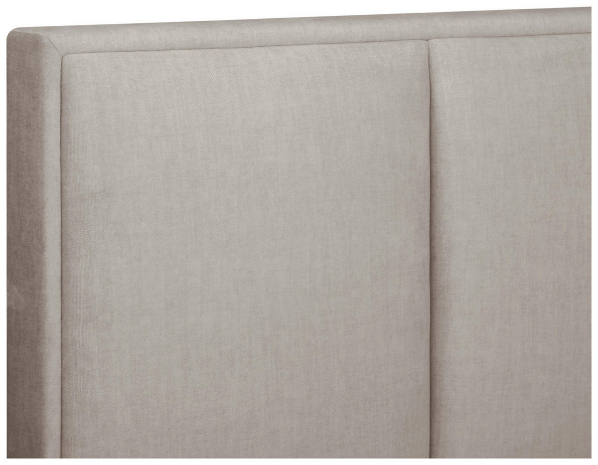 BOXSPRING-ÁGY 180/200 cm  taupe  - alumíniumszínű/taupe, Modern, textil (180/200cm) - MID.YOU