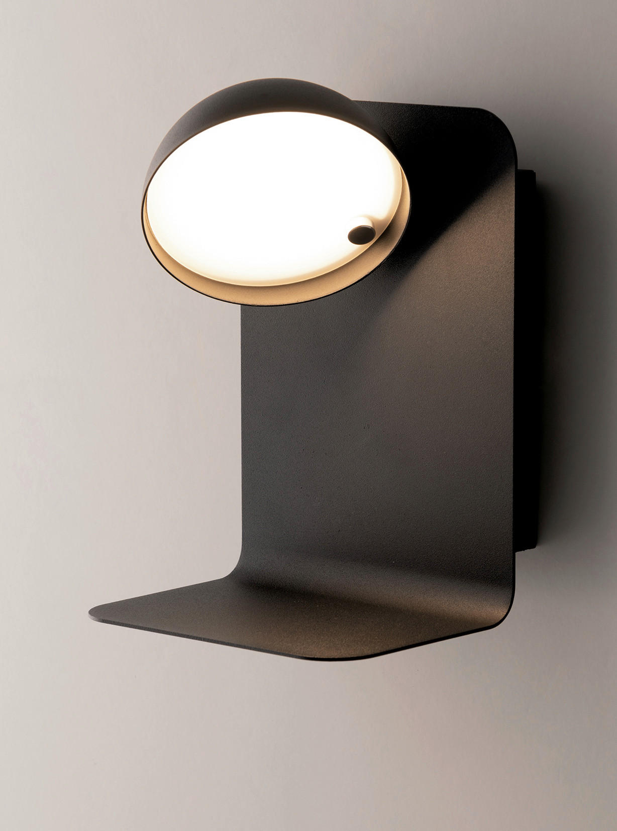LED-WANDLEUCHTE 14/19 cm   - Schwarz, Design, Metall (14/19cm)