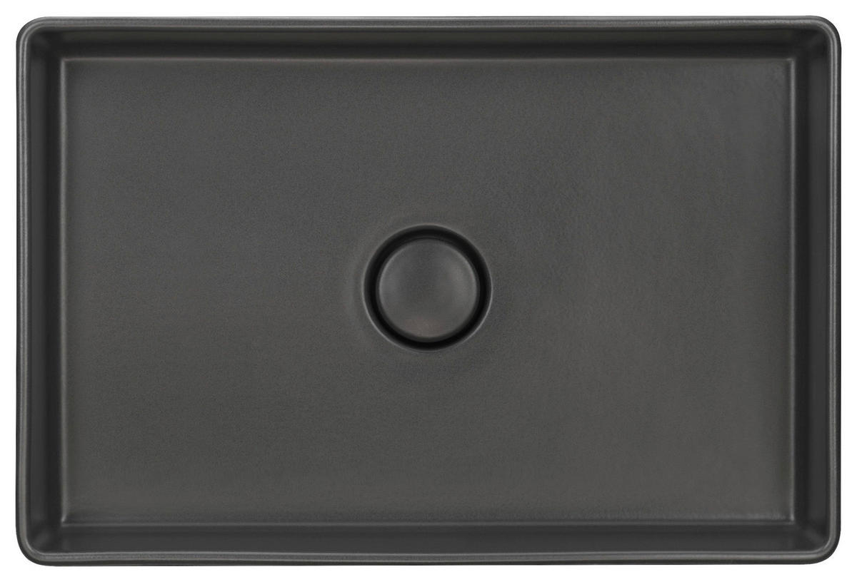WASCHBECKEN 60/10,6/40 cm  - Schieferfarben, Basics, Keramik (60/10,6/40cm) - Systemceram