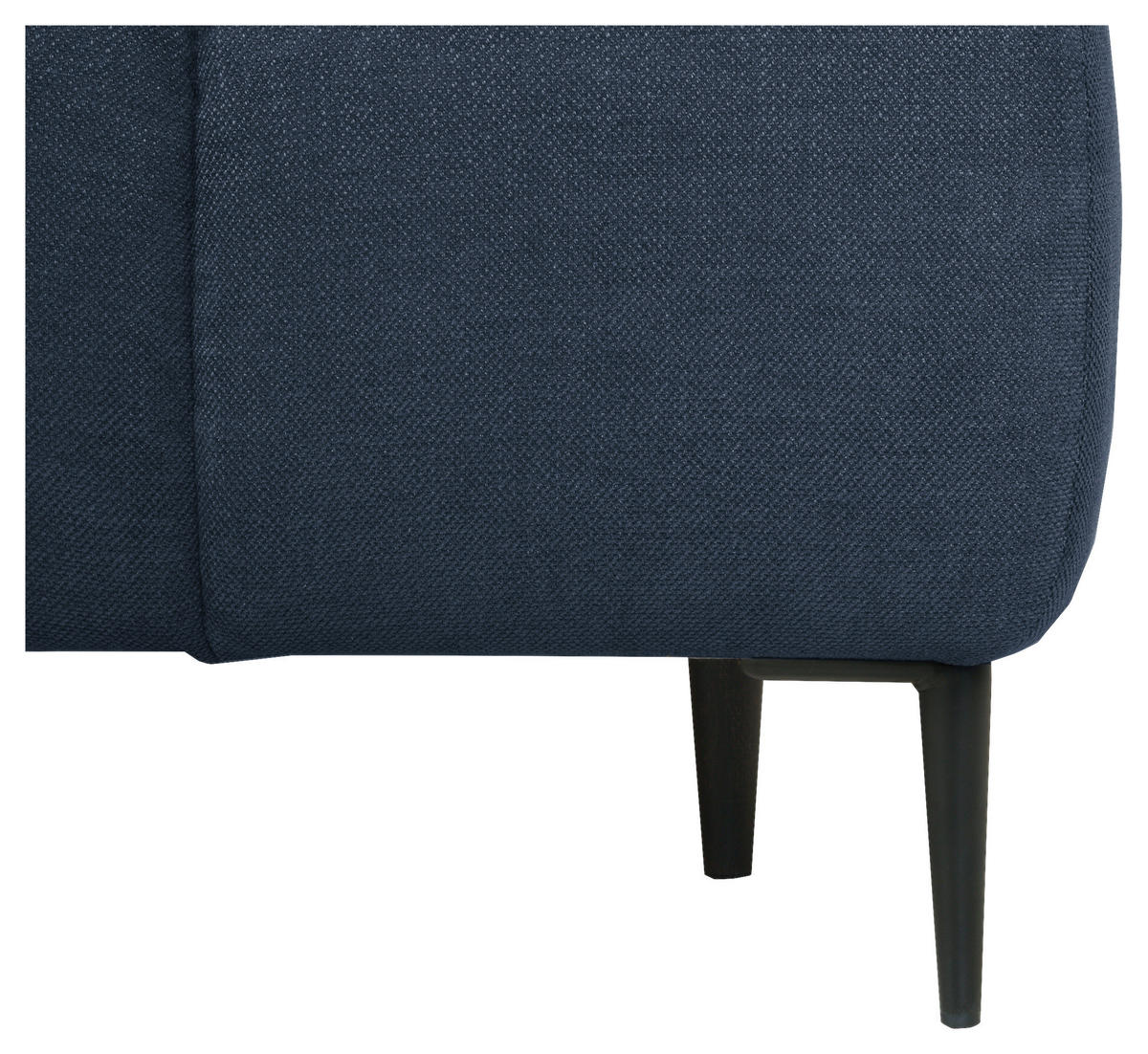 CANAPEA EXTENSIBILĂ textil albastru închis  - albastru închis/negru, Modern, metal/textil (204/90/95cm) - Hom`in
