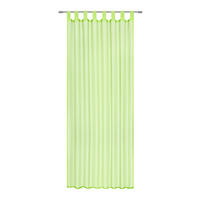 ZAVESA SA PETLJAMA ZA KAČENJE zelena - zelena, Osnovno, tekstil (140/245cm) - Boxxx