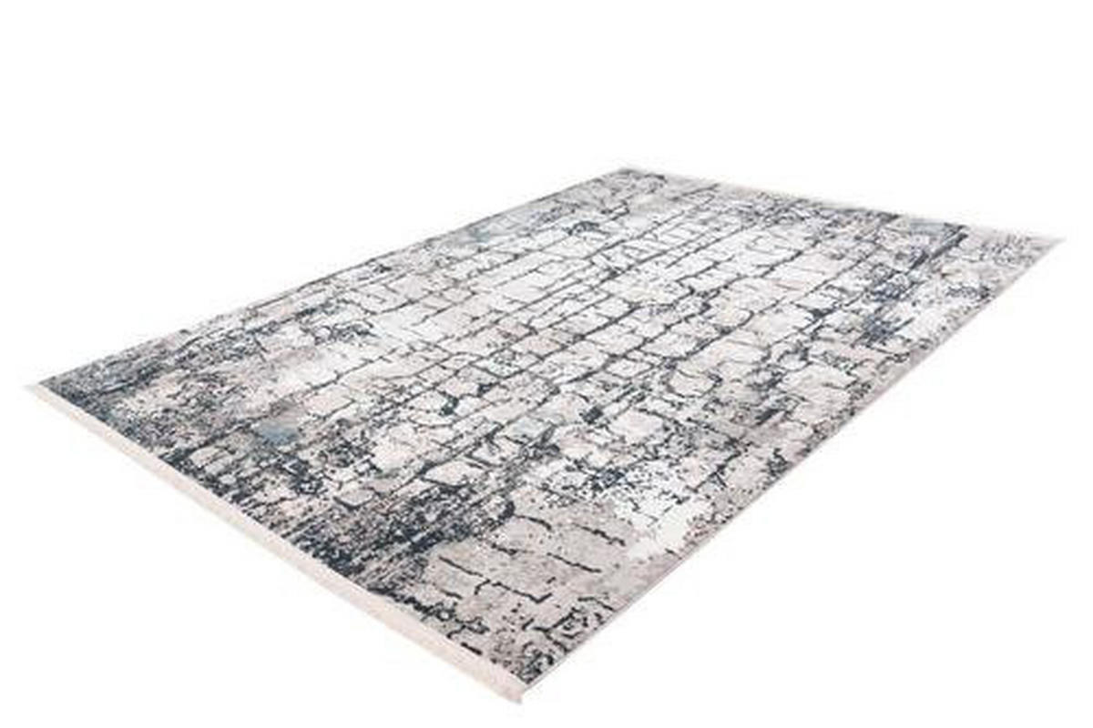 VINTAGE-TEPPICH 120/180 cm Akropolis Blau, Grau  - Blau/Grau, Design, Textil (120/180cm) - Kayoom