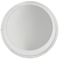 STENSKO OGLEDALO, 100/100/5,5 cm steklo, leseni material  - Trendi, steklo/leseni material (100/100/5,5cm) - Xora