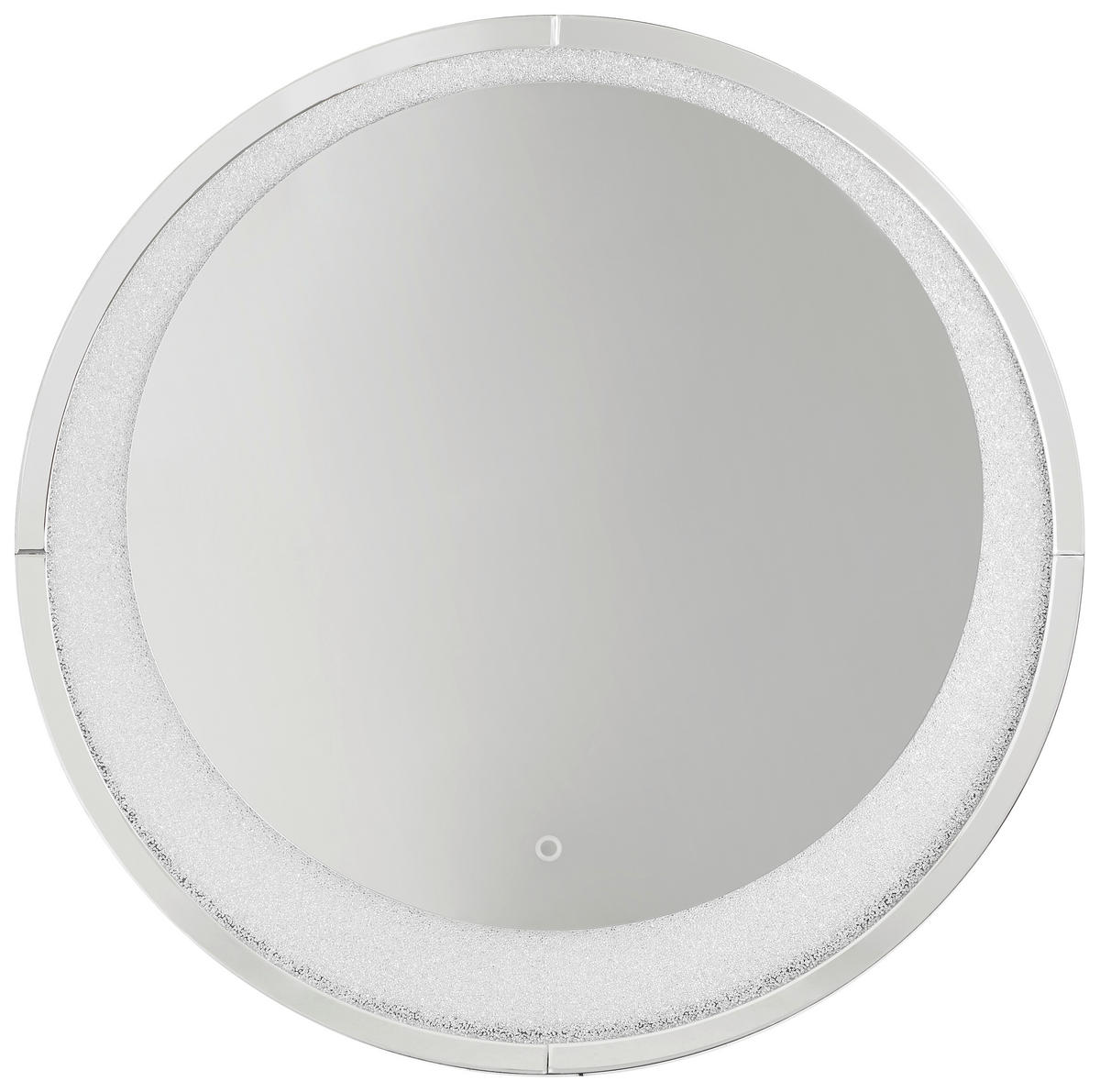 STENSKO OGLEDALO, 100/100/5,5 cm steklo, leseni material  - Trendi, steklo/leseni material (100/100/5,5cm) - Xora