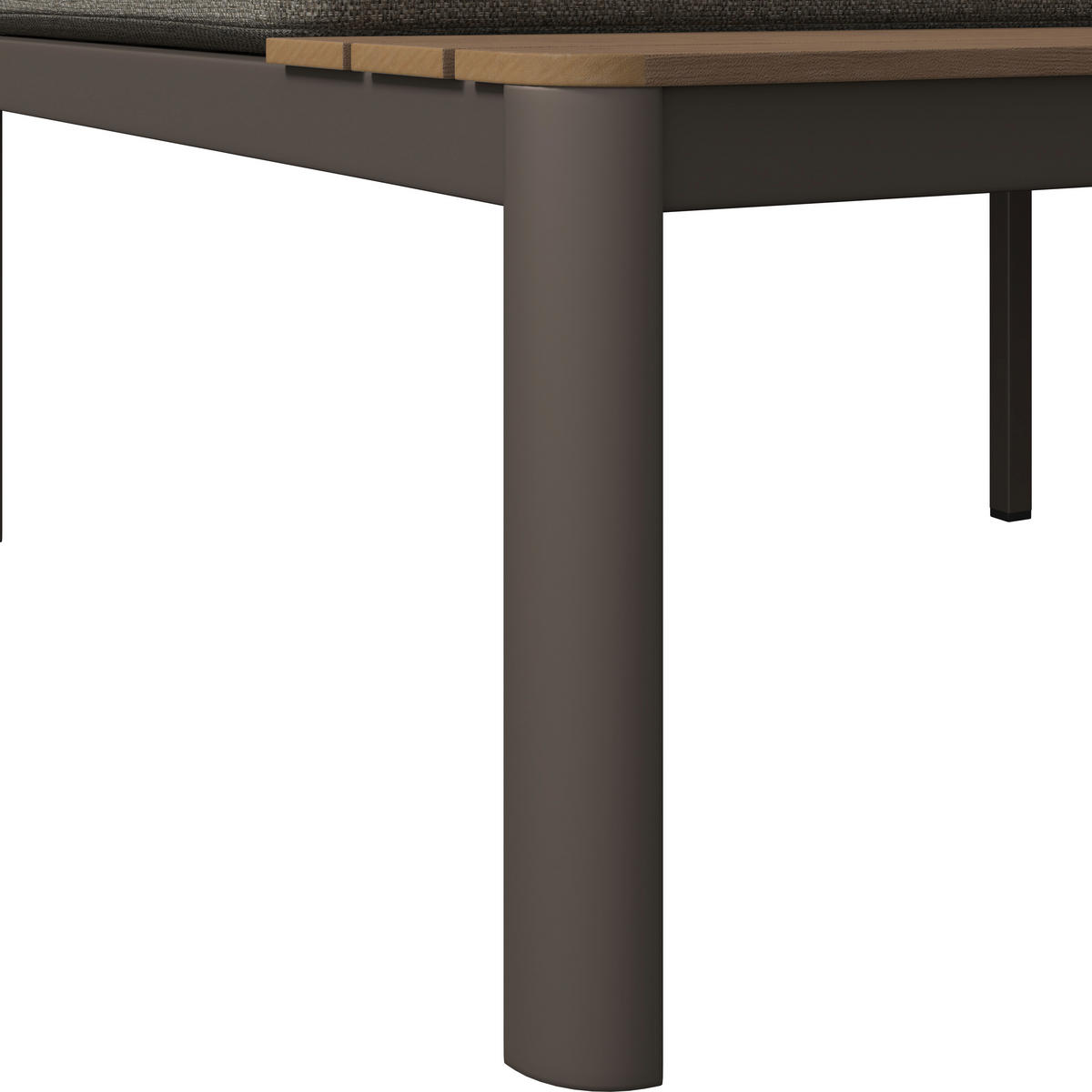 LOUNGEBETT  - Taupe/Naturfarben, Design, Kunststoff/Textil (99/83/151cm) - Amatio