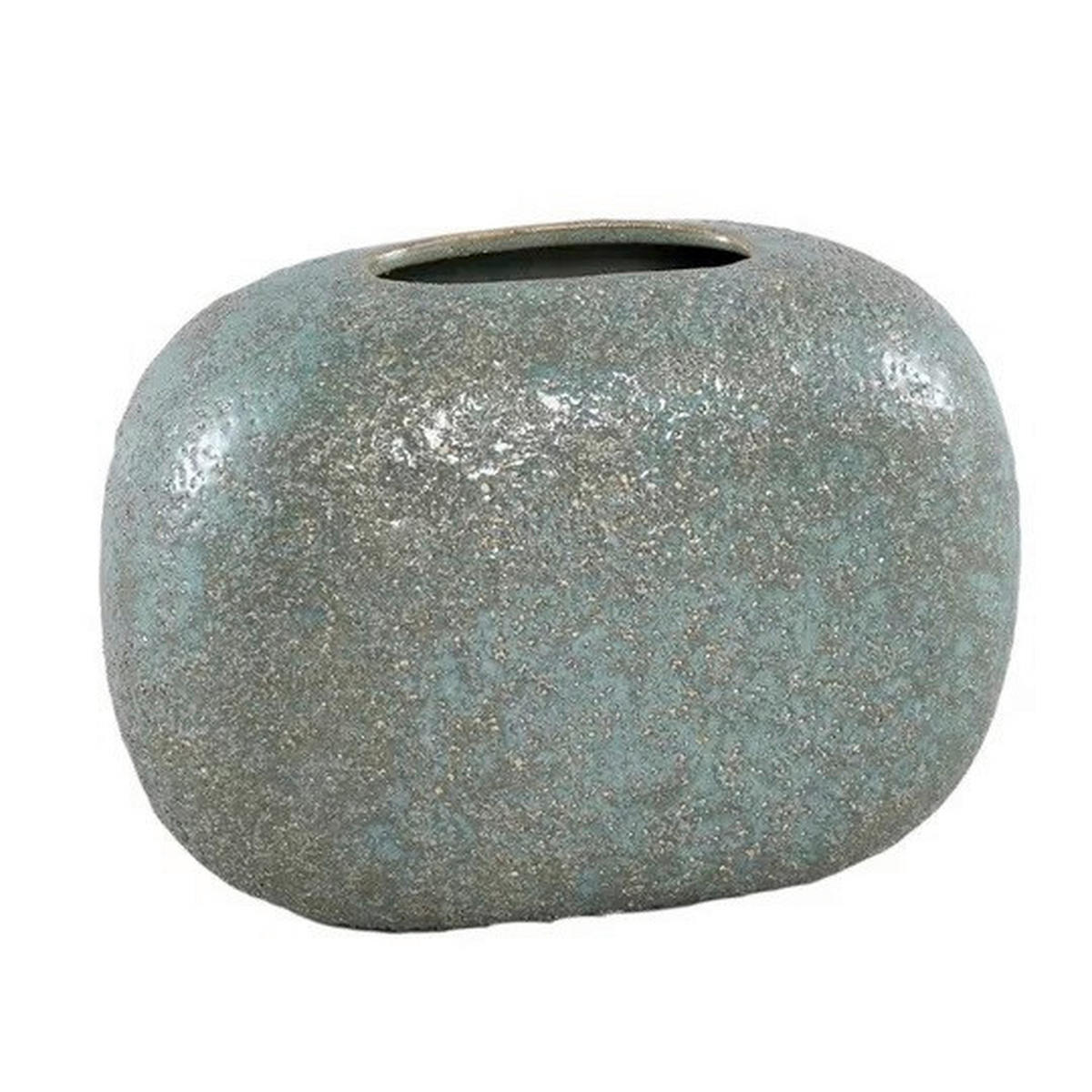 VAZA DEKORATIVNA     keramika   - zelena, Basics, keramika (18/26/13cm)