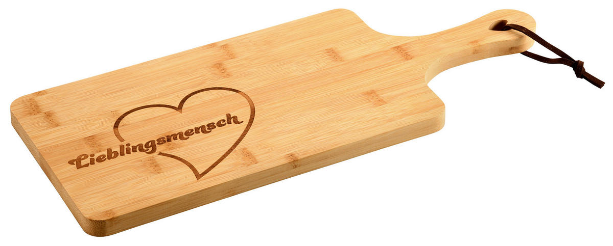 SERVIERBRETT  - Braun, Basics, Holz (42/17/1,5cm)