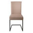 SCHWINGSTUHL Echtleder Beige, Grau - Beige/Grau, Design, Leder/Metall (46/94/56cm) - Musterring