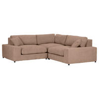 ECKSOFA  Rotbraun Bouclé  - Rotbraun/Greige, MODERN, Kunststoff/Textil (255/255cm) - Landscape