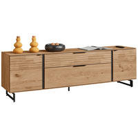 TV-SZEKRÉNY 211/65/44 cm  - antracit, Natur, fa (211/65/44cm) - Valnatura