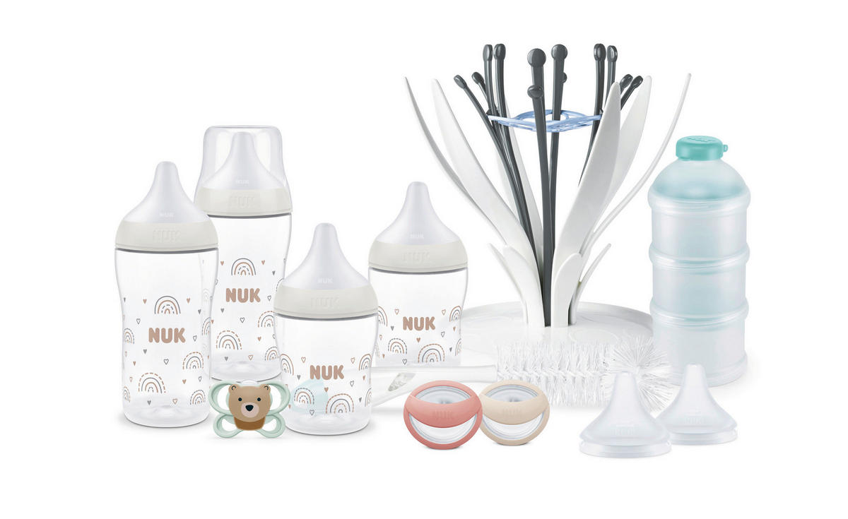 FLÄSCHCHENSET Perfect Match 12-teilig  - Multicolor, Basics, Kunststoff (16,2/34,4/33,4cm) - NUK