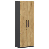 AKTENSCHRANK Anthrazit, Hickory  - Anthrazit/Hickory, KONVENTIONELL, Holzwerkstoff (80/220,5/41,9cm) - Moderano