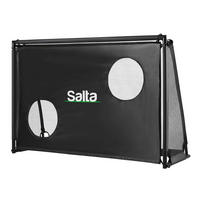 FUßBALLTOR - Schwarz, KONVENTIONELL, Kunststoff/Metall (180/120/60cm) - Salta