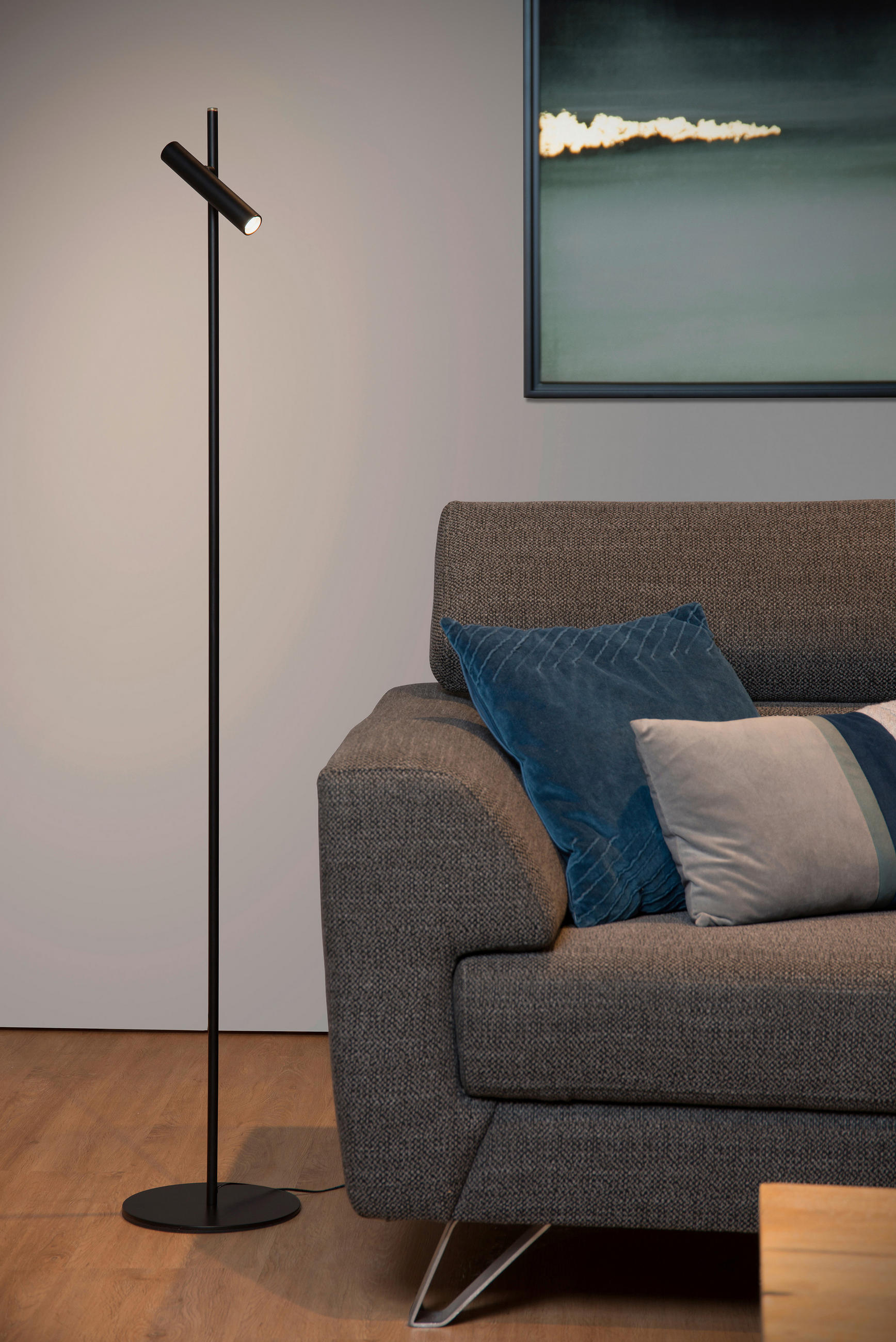 LED-STEHLEUCHTE 23/23/140 cm    - KONVENTIONELL, Metall (23/23/140cm) - Lucide