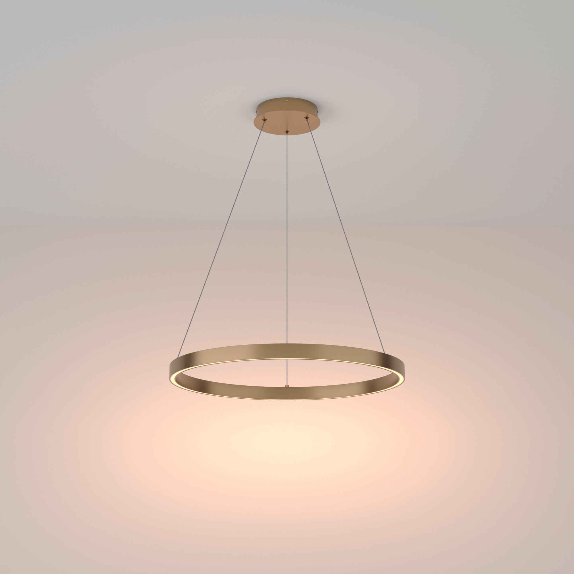 PENDELLEUCHTE 60/3,5 cm  - Messingfarben, Trend, Metall (60/3,5cm) - MAYTONI
