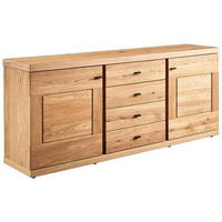 SIDEBOARD  in 188/80/43 cm  - Wildeiche/Anthrazit, Design, Holz/Metall (188/80/43cm) - Venjakob