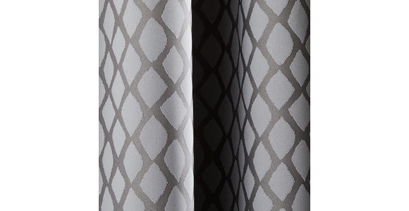FERTIGVORHANG LUNA blickdicht 140/245 cm - Grau, KONVENTIONELL, Textil (140/245cm) - Dieter Knoll