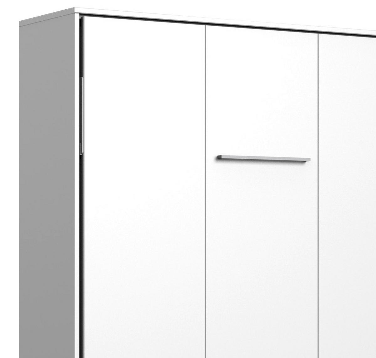 SCHRANKBETT 120/200 cm Weiss  - Weiss, Konventionell, Holz/Holzwerkstoff (120/200cm) - MID.YOU