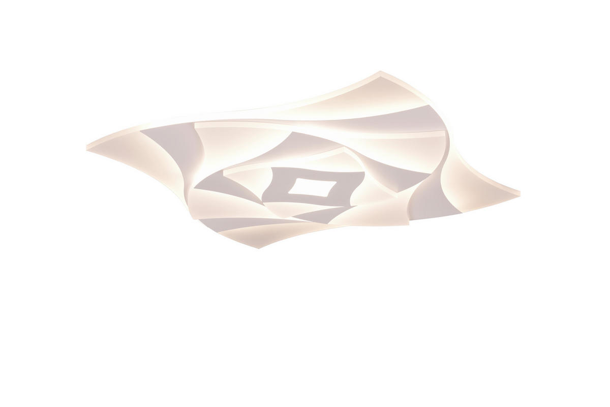 LED-DECKENLEUCHTE    48/48/5,5 cm  - Weiss, Design, Kunststoff/Metall (48/48/5,5cm) - Trio Leuchten