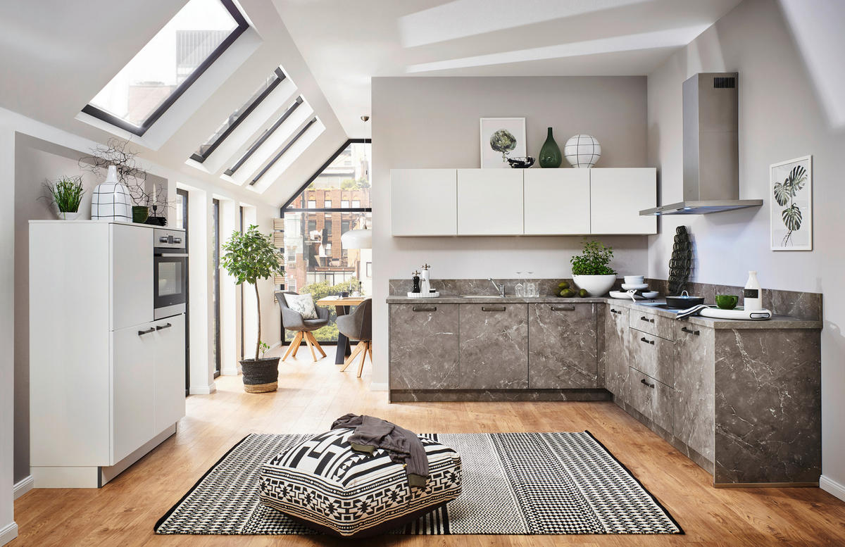 EINBAUKÜCHE  - Magnolie, Design, Holzwerkstoff - Dieter Knoll