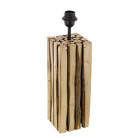LEUCHTENFUß 12/12,5/47 cm   - Braun, Natur, Holz (12/12,5/47cm) - Eglo