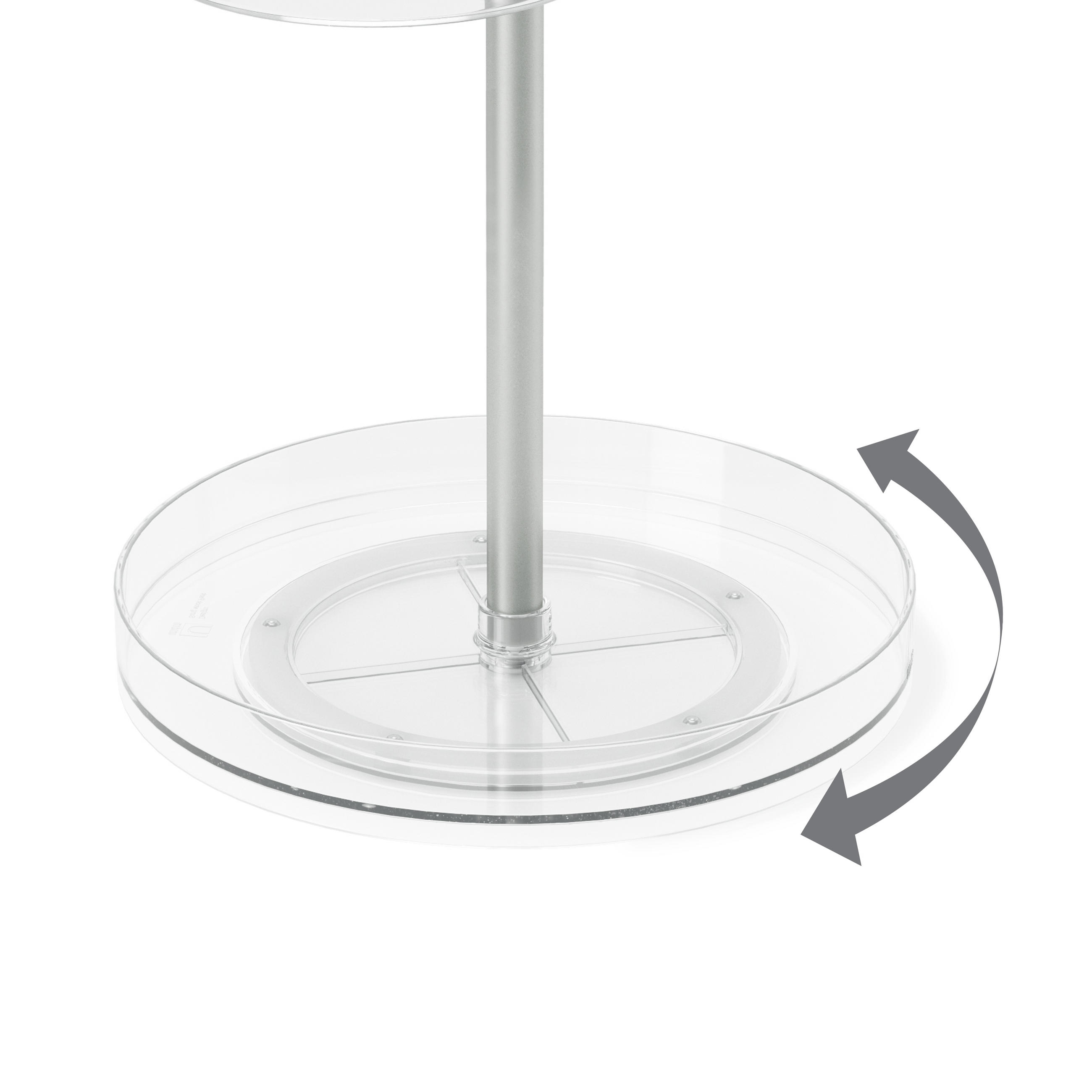 ORGANIZATOR  prozirna, boja nikla  - prozirna/boja nikla, Osnovno, metal/plastika (23/23cm) - Umbra