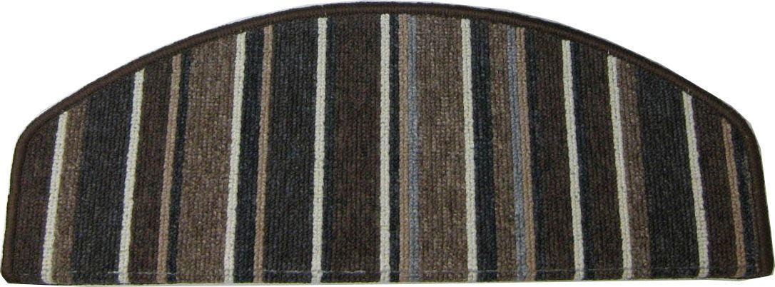 PREDPRAŽNIK ZA STOPNICE  STAIRMAT STRIPES     28/65 cm     rjava, večbarvno  - večbarvno/rjava, Konvencionalno, tekstil (28/65cm)