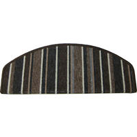 PREDPRAŽNIK ZA STOPNICE  STAIRMAT STRIPES     28/65 cm     rjava, večbarvno  - večbarvno/rjava, Konvencionalno, tekstil (28/65cm)