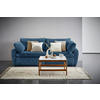 SCHLAFSOFA in Cord, Plüsch Blau  - Blau/Schwarz, Modern, Kunststoff/Textil (240/90/120cm) - Carryhome