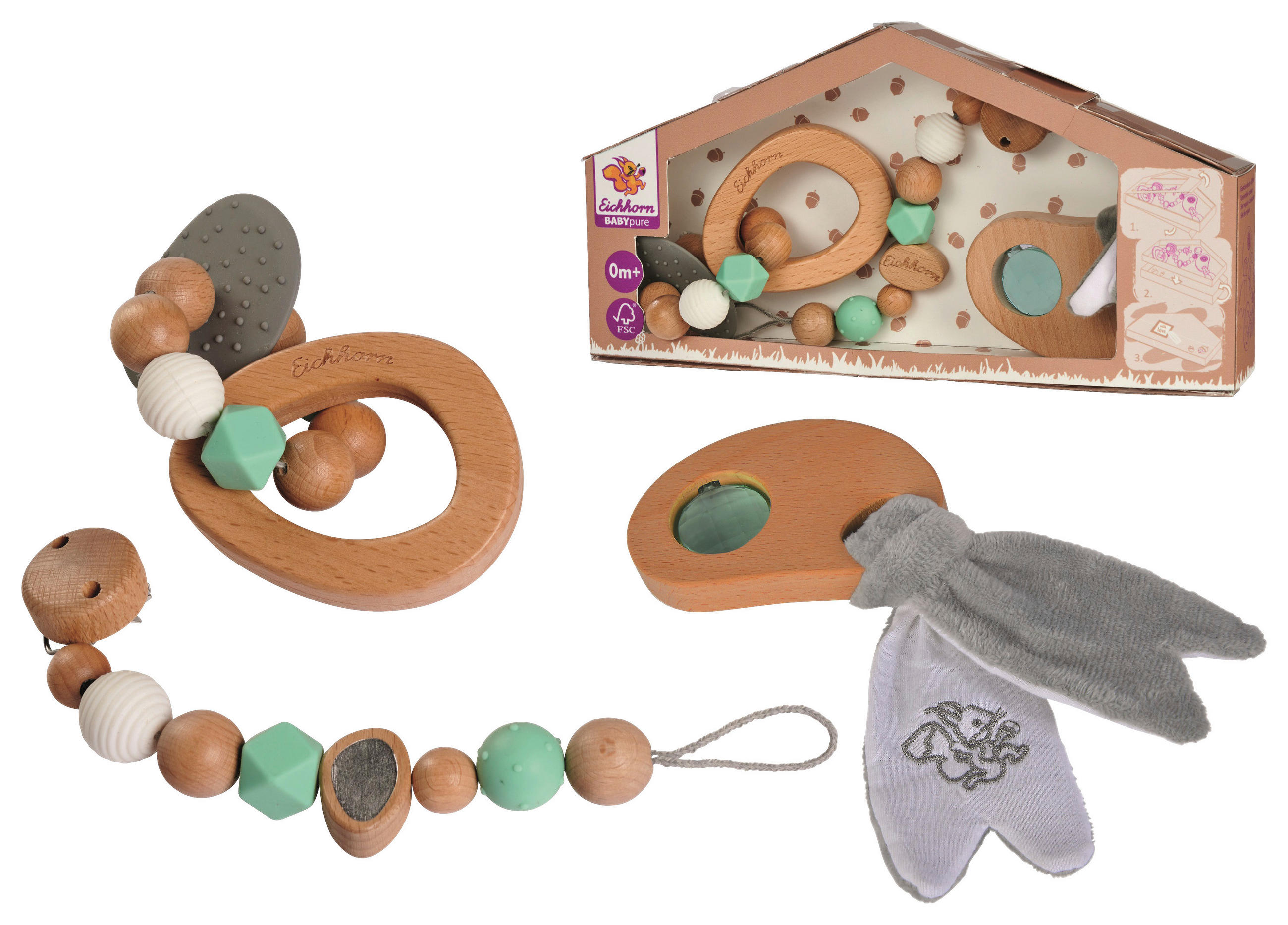 GREIFLING  - Multicolor, Basics, Holz/Kunststoff (4,2/29/14cm) - Simba