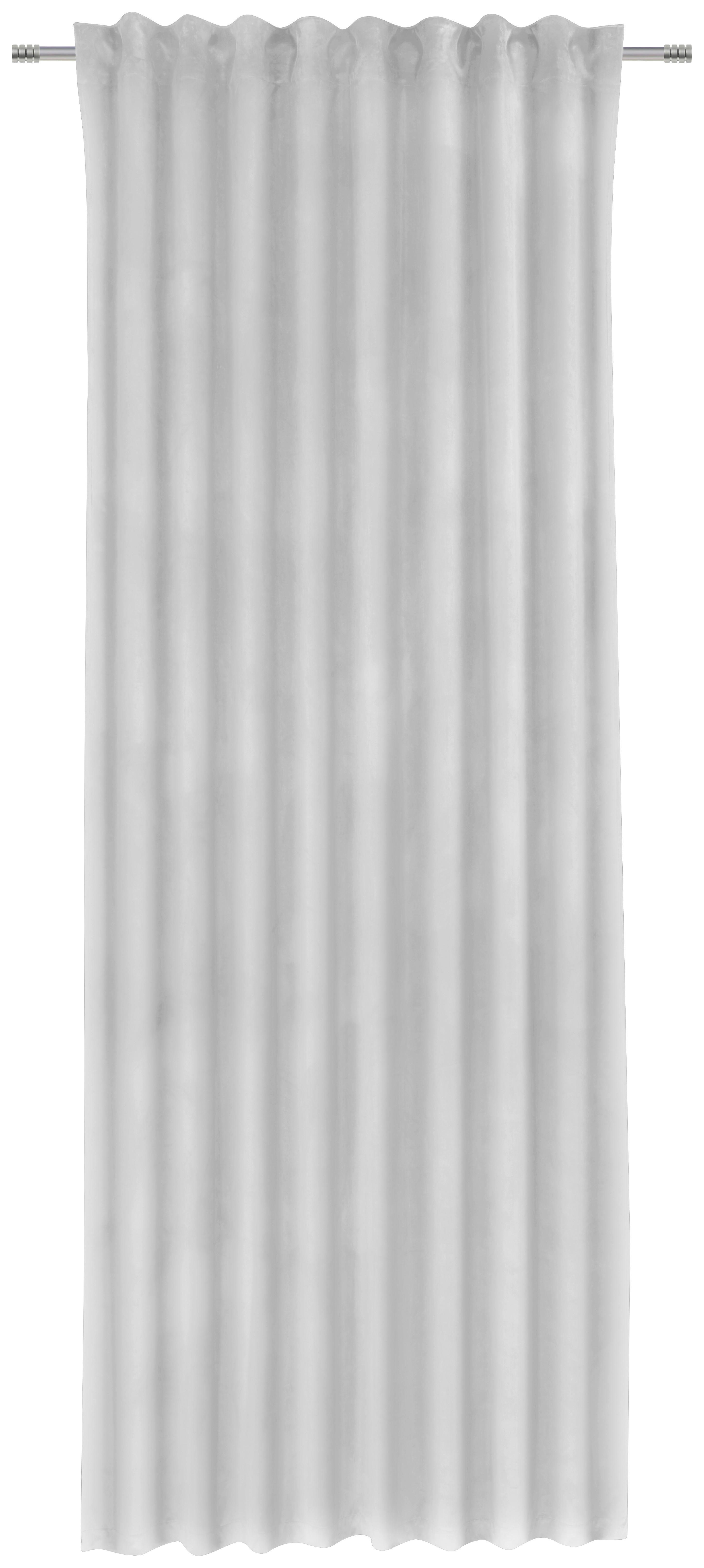FERTIGVORHANG blickdicht  - Silberfarben, Konventionell, Textil (135/255cm) - Esposa