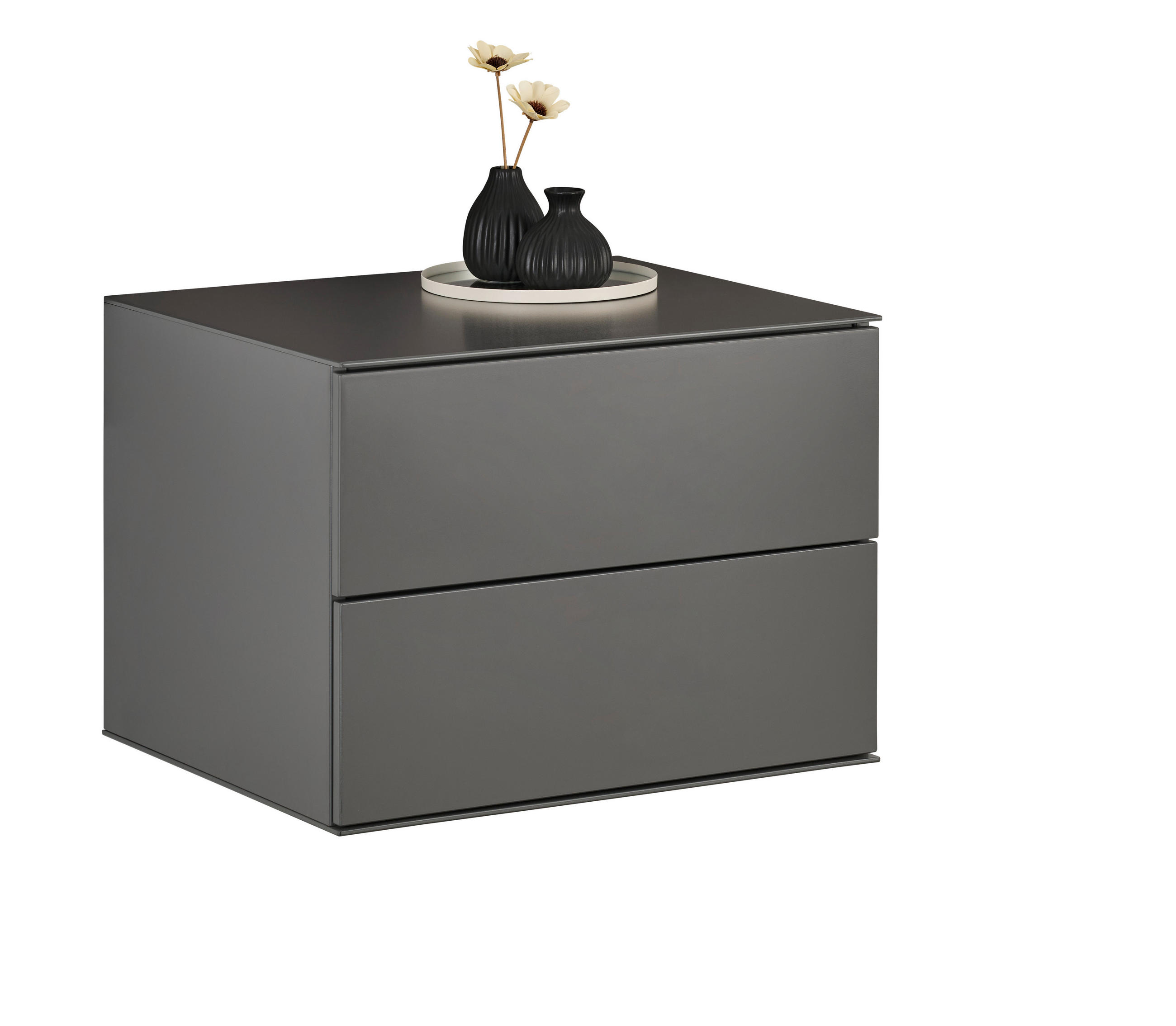 KOMMODE Anthrazit  60/44/50 cm  - Anthrazit, Design, Holzwerkstoff (60/44/50cm) - Dieter Knoll