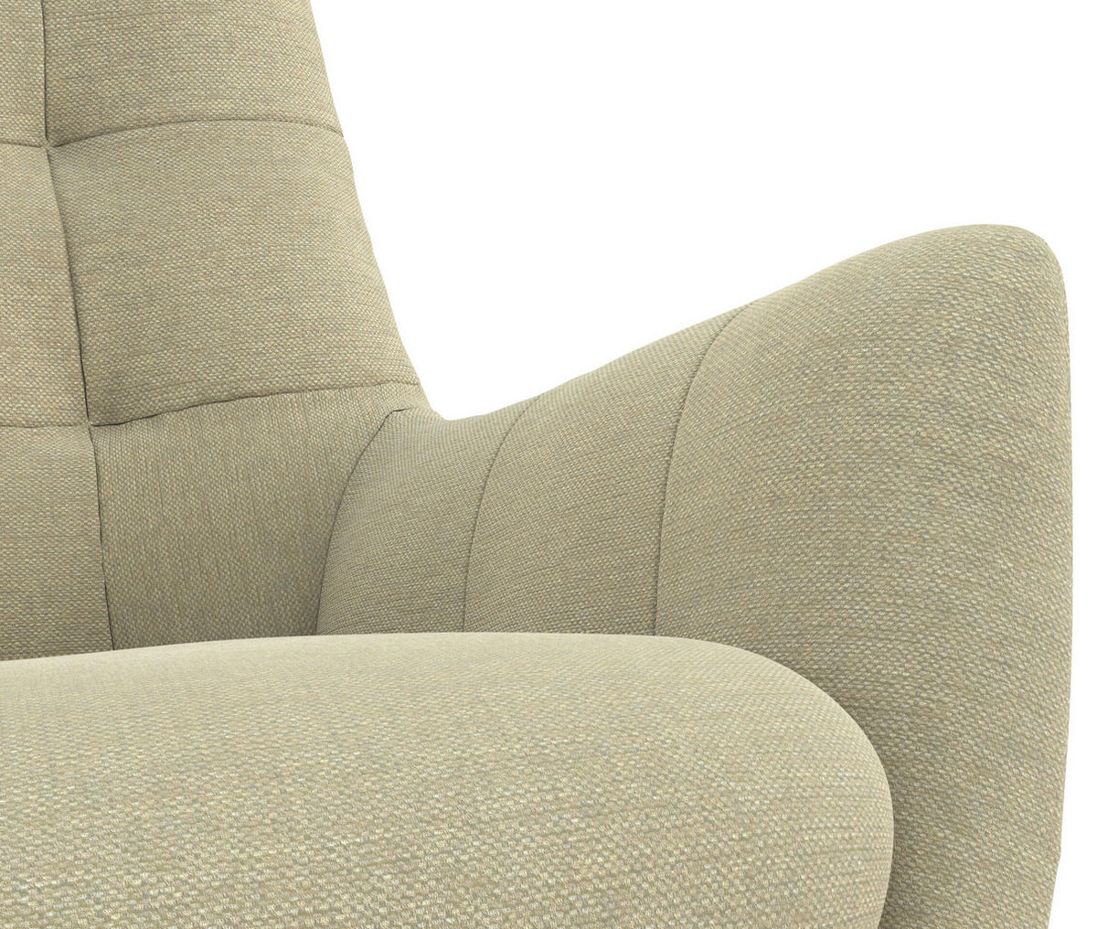 SESSELSET Flachgewebe Hocker    - Beige/Schwarz, Design, Holz/Textil (84/95/96cm) - MID.YOU