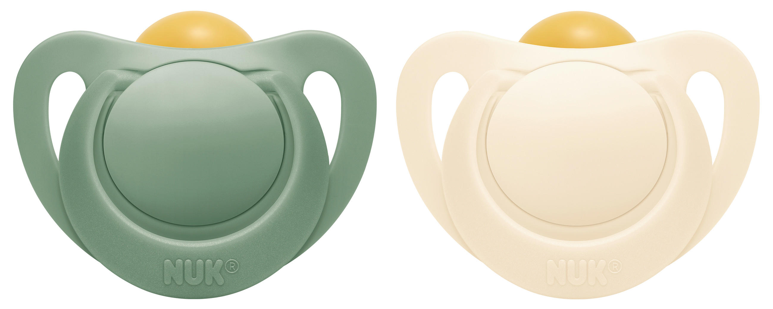 SCHNULLER 0 Monat(e)  - Terracotta/Creme, Basics, Kunststoff (5,3/6/13,5cm) - NUK