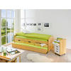AUSZIEHBETT 90/200 cm,  in Kieferfarben, Lattenrost, Bettkasten, Bettschublade  - Kieferfarben, Basics, Holz/Kunststoff (90/200cm) - MID.YOU