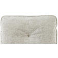 BARHOCKER Leinenoptik Schwarz, Beige Eisen Sitzfläche 360° drehbar, Stoffauswahl  - Taupe/Beige, Design, Textil/Metall (58/103-123/61cm) - Novel