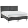 BOXSPRINGBETT 180/200 cm  in Anthrazit  - Anthrazit/Alufarben, Design, Kunststoff/Textil (180/200cm) - Beldomo - Sleep