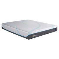 TASCHENFEDERKERNMATRATZE 160/200 cm H3 = fest  - Blau/Weiss, Basics, Textil (160/200cm) - Livetastic