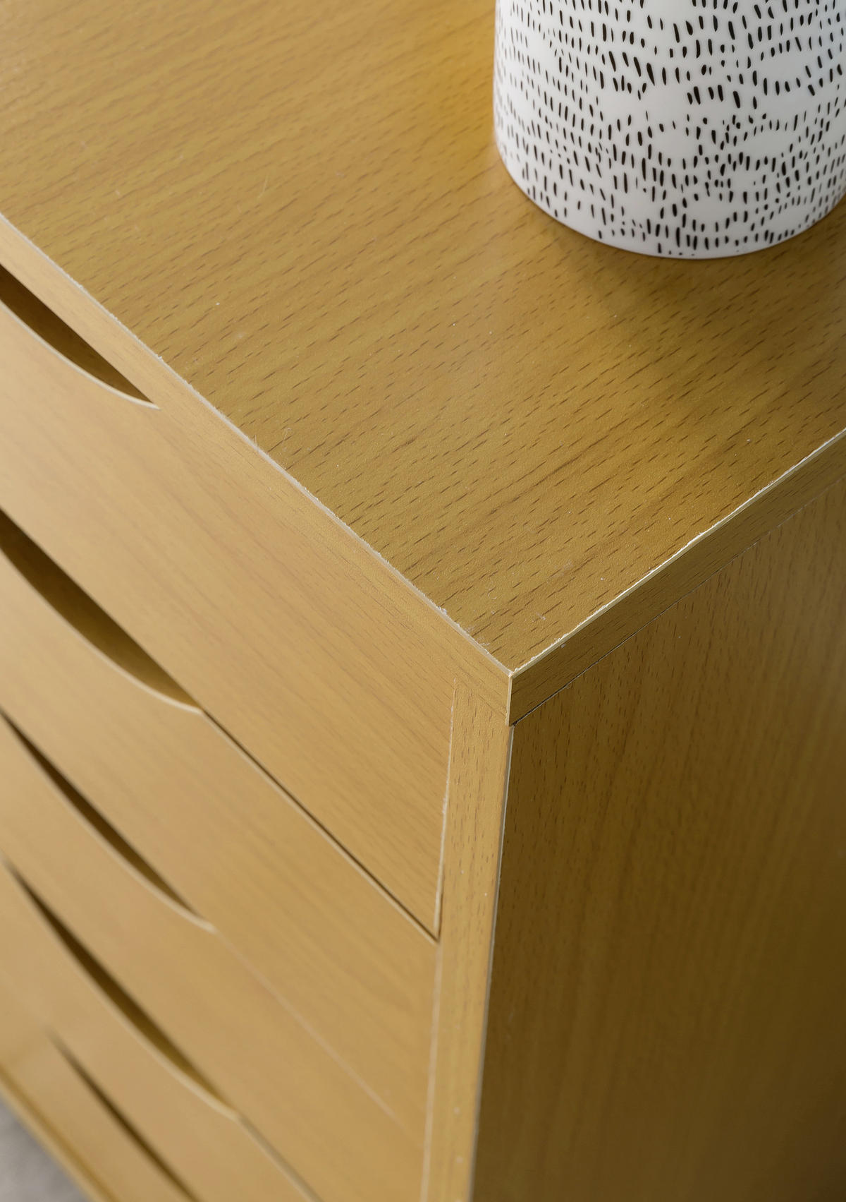 ROLLCONTAINER 33/68/38 cm  - Buchefarben, Konventionell, Holzwerkstoff/Kunststoff (33/68/38cm) - MID.YOU