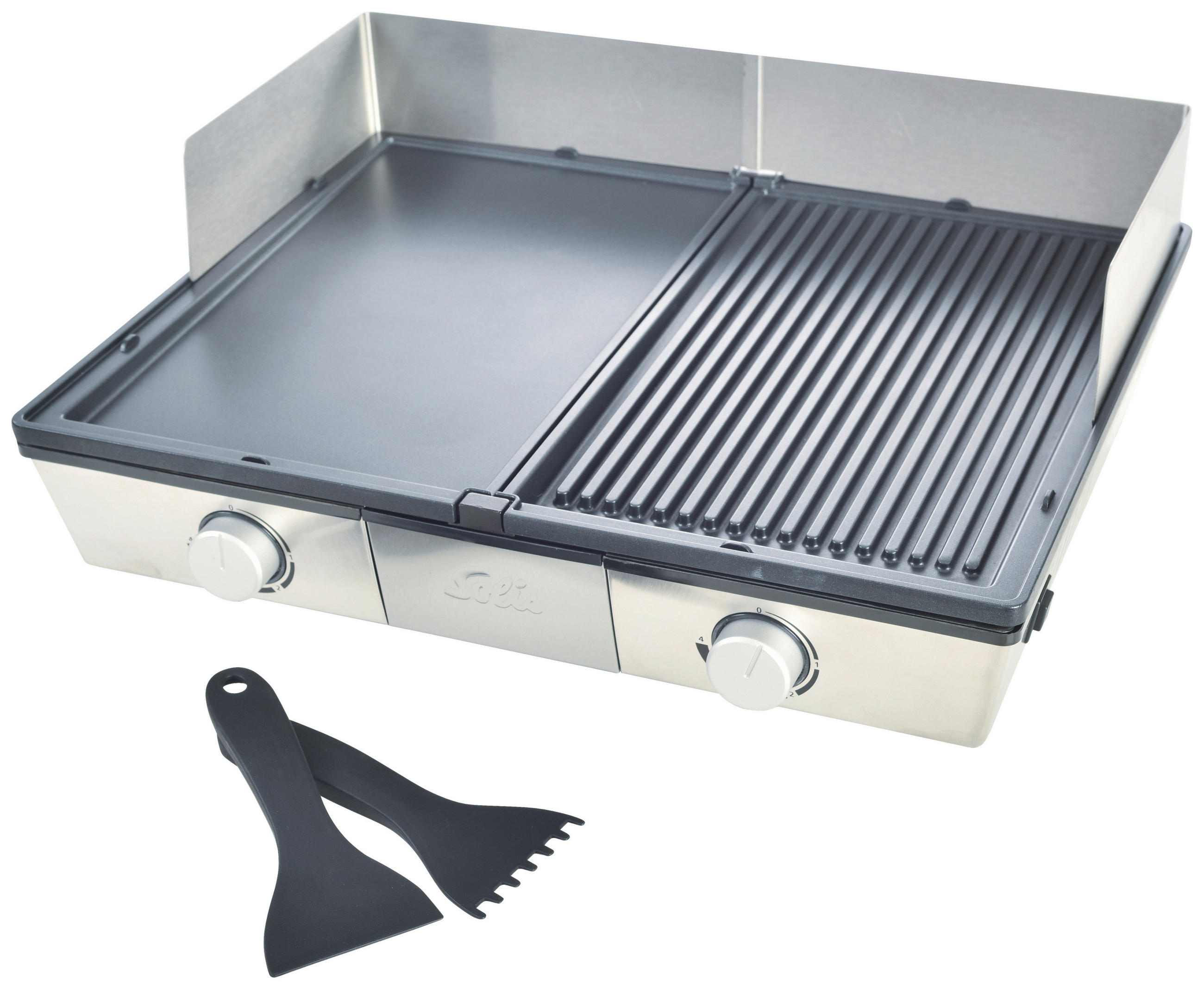 TISCHGRILL  - Silberfarben, Basics, Metall (19/50/41cm)