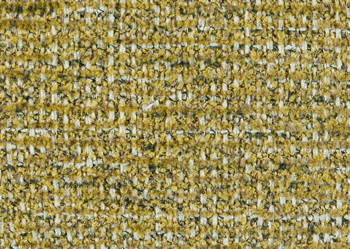 ECKSOFA Chenille Grün, Goldfarben  - Goldfarben/Schwarz, Design, Holz/Textil (132/240cm) - Koinor