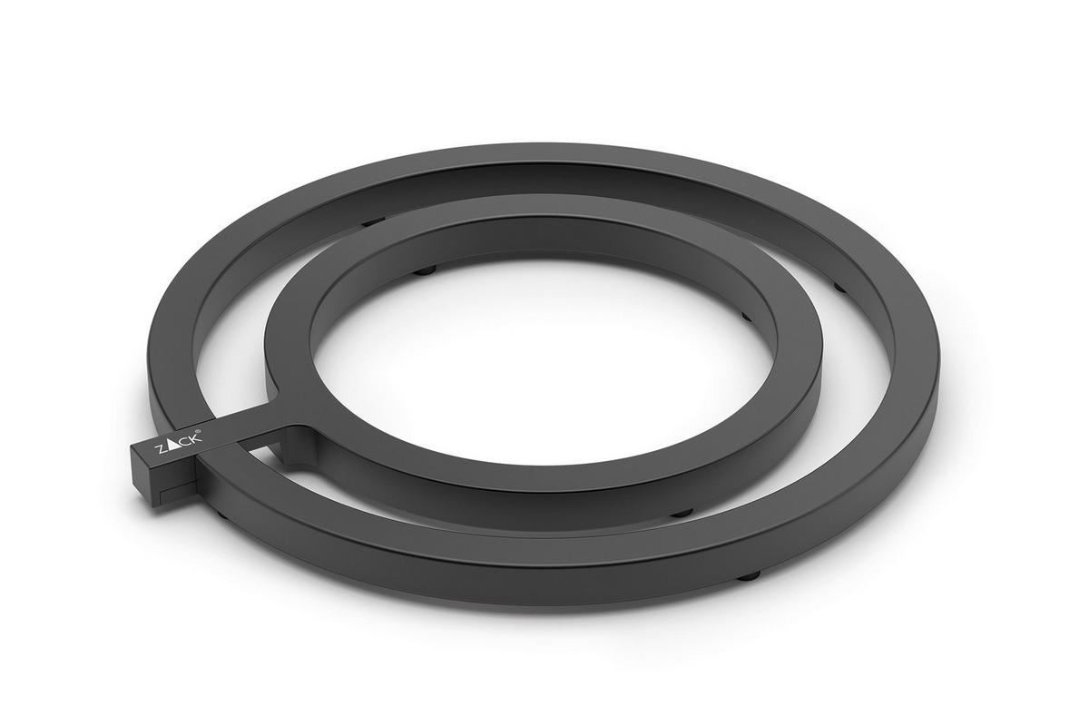 PODSTAVEK ZA POSODO        17/1,3 cm             - črna, Basics, kovina (17/1,3cm) - Zack
