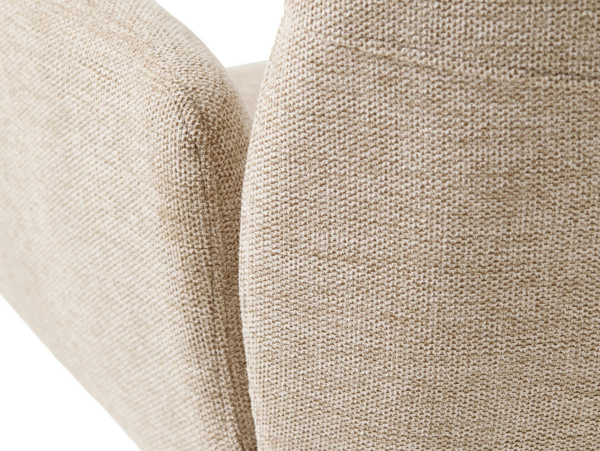 ARMLEHNSTUHL  in  - Sandfarben/Beige, MODERN, Textil/Metall (57,5/88/62cm) - Livetastic