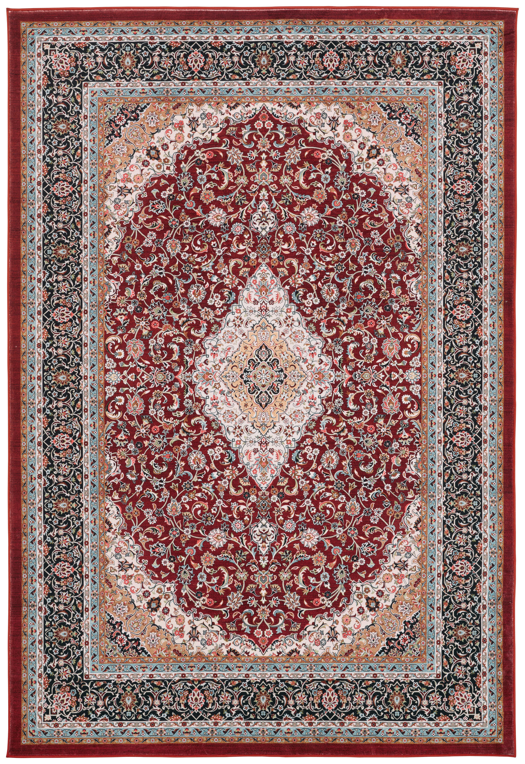 FLACHWEBETEPPICH 190/280 cm Rot  - Rot, LIFESTYLE, Textil (190/280cm) - Novel