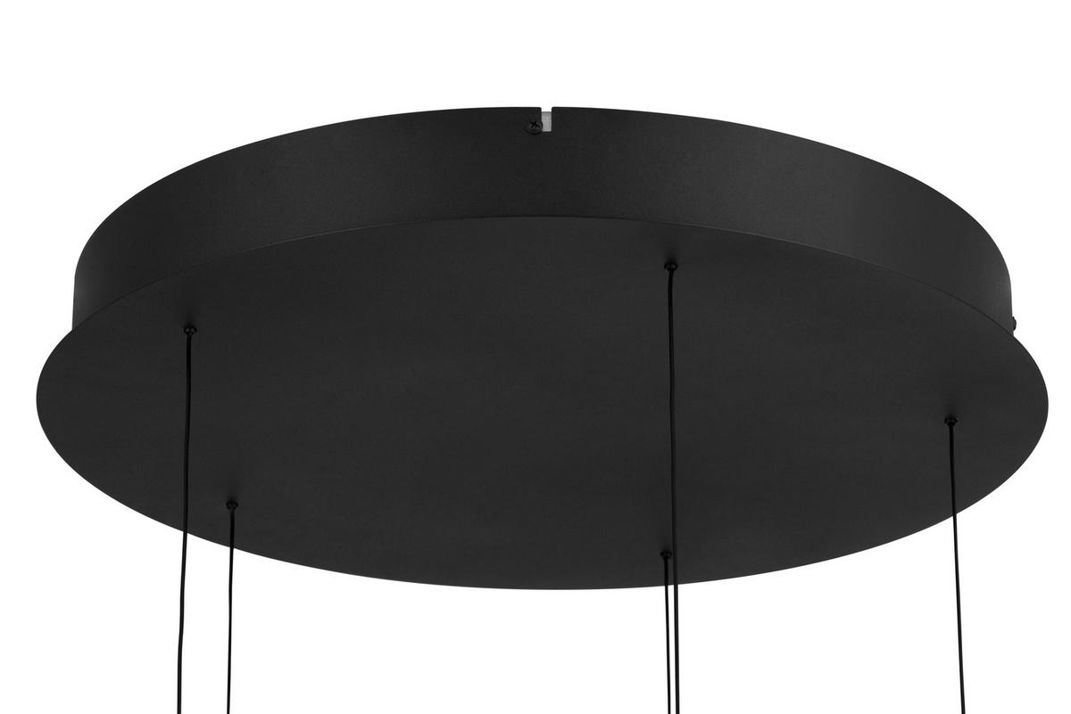 ZÁVESNÉ LED SVIETIDLO, 52,5/180 cm  - hnedá, Basics, kov/sklo (52,5/180cm) - Dieter Knoll